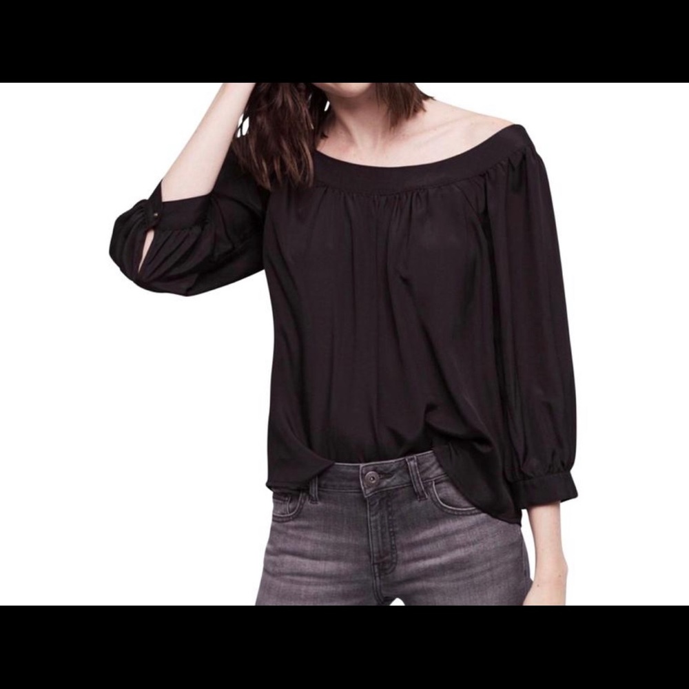 Anthropologie Maeve Off Shoulder Top